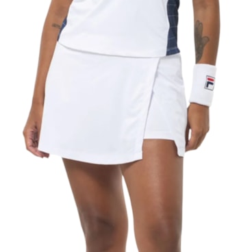 Saia Fila Slit Match Feminina - Branca