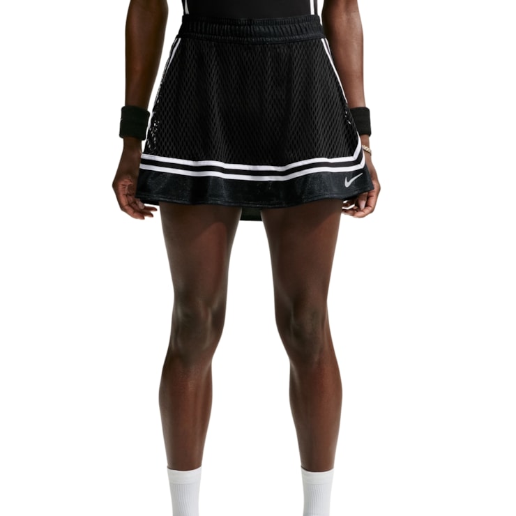 Saia Nike Court Slam USO Feminina - Preto