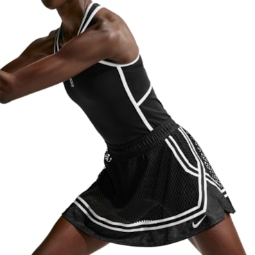 Saia Nike Court Slam USO Feminina - Preto