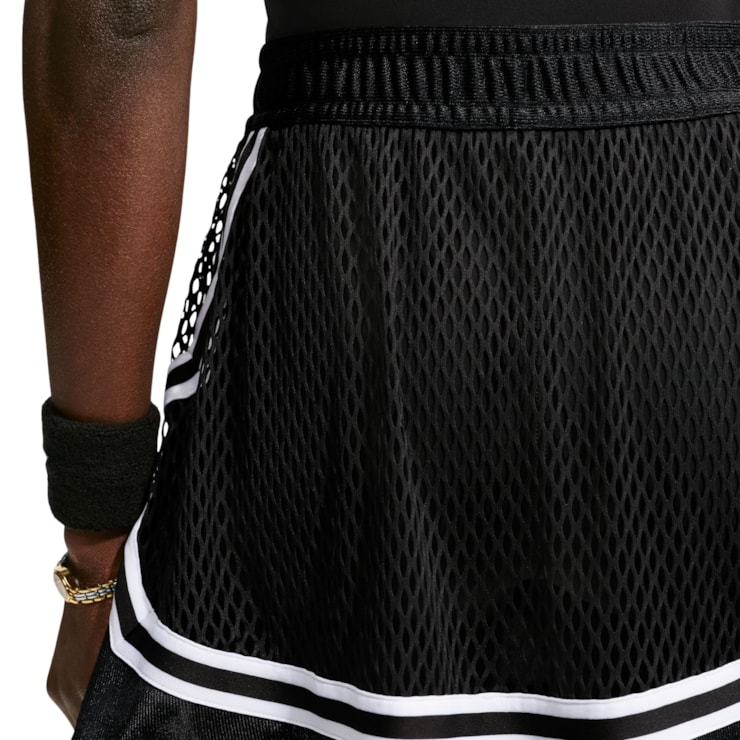 Saia Nike Court Slam USO Feminina - Preto