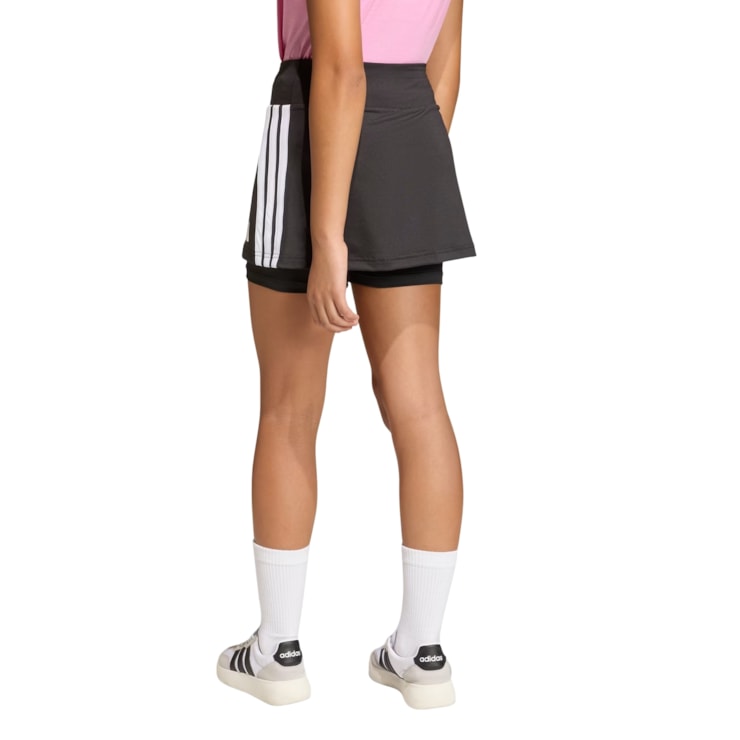 Saia Shorts Adidas Train Essentials Infantil - Preto