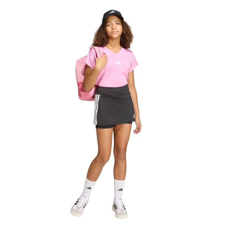 Saia Shorts Adidas Train Essentials Infantil - Preto