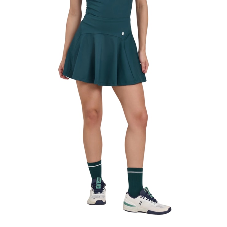 Saia Slyce 2X1 Evasê Championship 2.0 Feminina - Verde