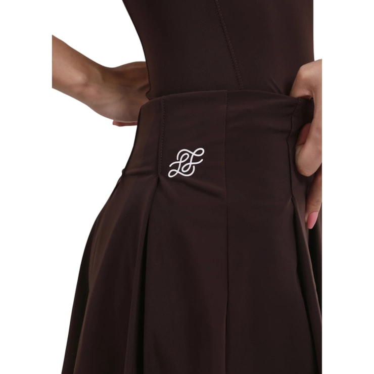 Saia Slyce 2X1 On Season Ls Feminina - Marrom