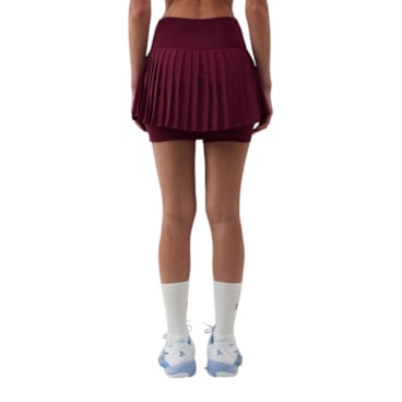 Saia Slyce 2X1 Seaml On Season Ls Feminina - Vinho