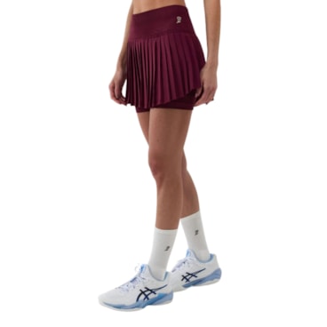 Saia Slyce 2X1 Seaml On Season Ls Feminina - Vinho
