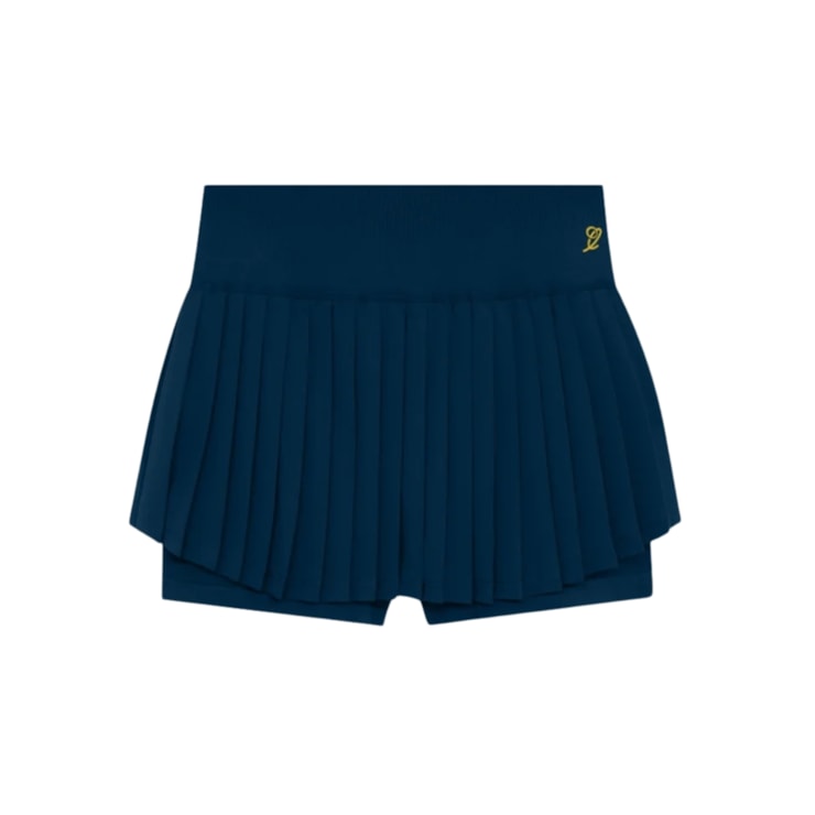Saia Slyce 2X1 Seamless On Season LS Feminina - Azul