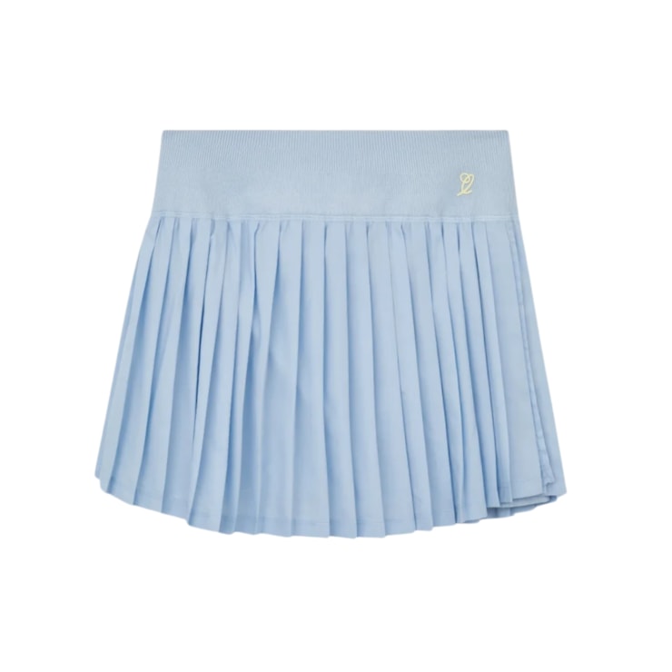 Saia Slyce 2X1 Seamless On Season Ls Feminina - Azul Claro