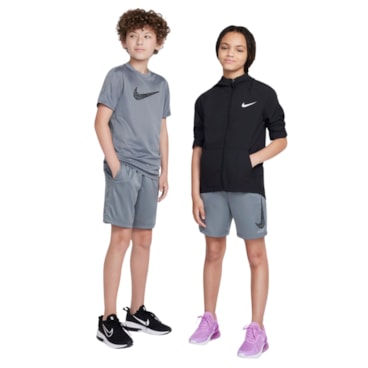 Short Nike Dri-Fit Trophy 23 Infantil - Cinza