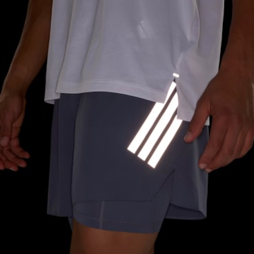Shorts Adi365 Formotion 2 In 1 Masculino - Cinza