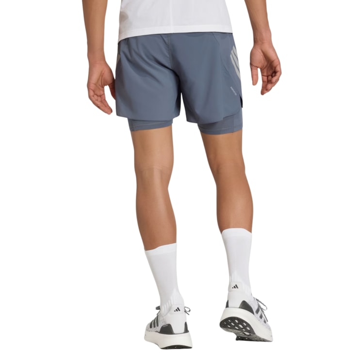 Shorts Adi365 Formotion 2 In 1 Masculino - Cinza
