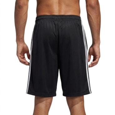 Shorts Adidas 3 Listras Masculino - Preto