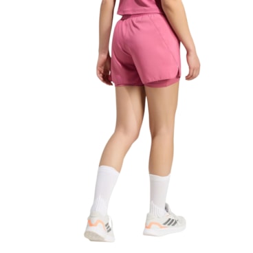 Shorts Adidas Adi365 Essentials 2 In 1 Feminino - Rosa
