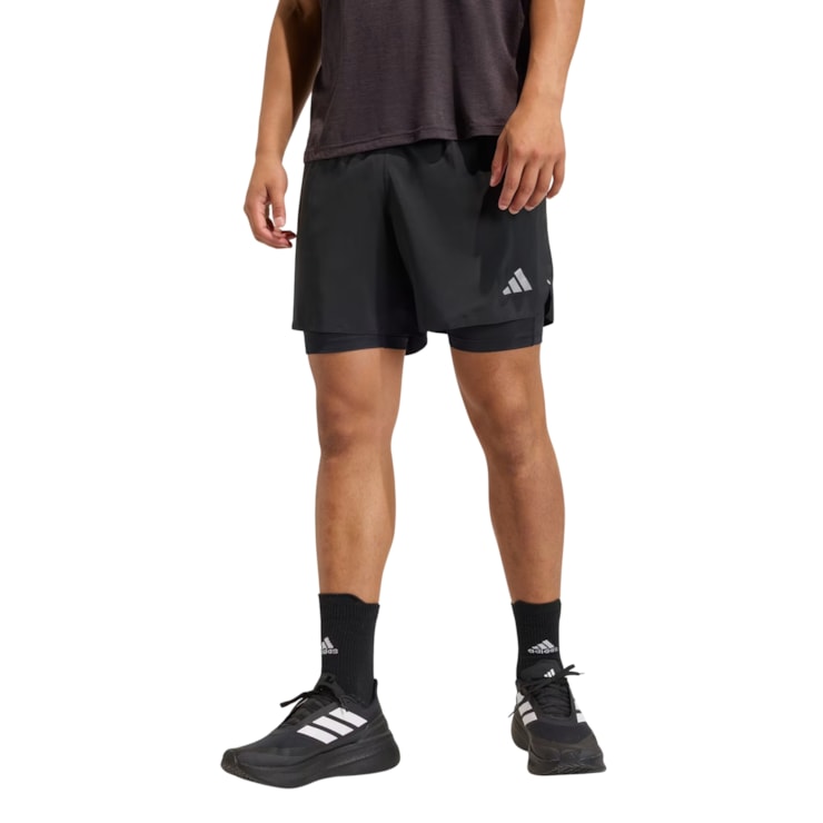 Shorts Adidas Adi365 Essentials 2 In 1 Masculino - Preto