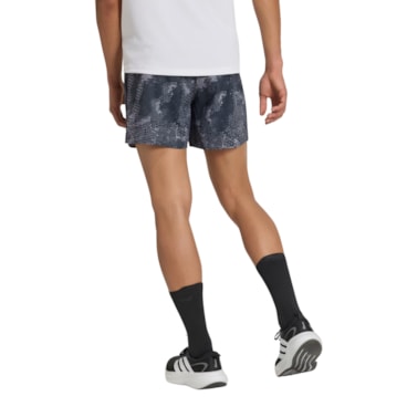 Shorts Adidas Animal Print Adi365 Iconic Masculino - Cinza