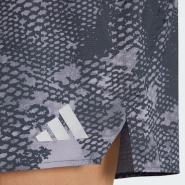 Shorts Adidas Animal Print Adi365 Iconic Masculino - Cinza