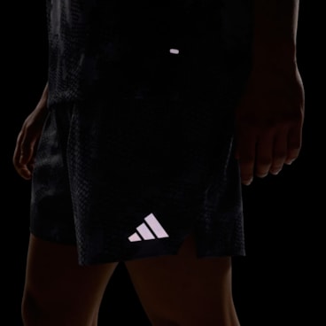 Shorts Adidas Animal Print Adi365 Iconic Masculino - Cinza