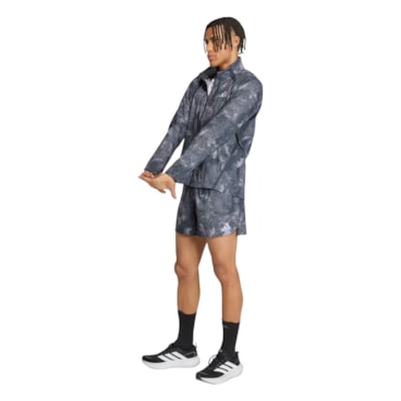 Shorts Adidas Animal Print Adi365 Iconic Masculino - Cinza