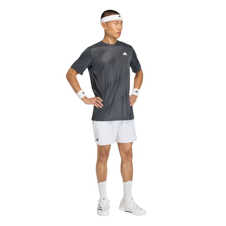 Shorts Adidas Club Graph 7 Pol Masculino - Branco