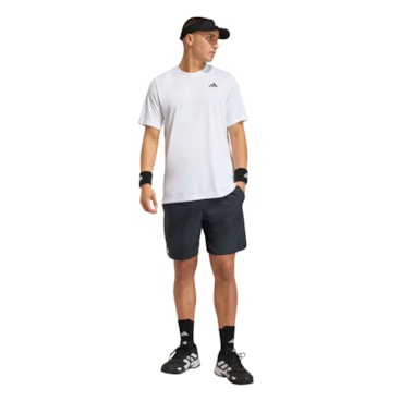 Shorts Adidas Club Tennis Graph 7 Pol Masculina - Grafite