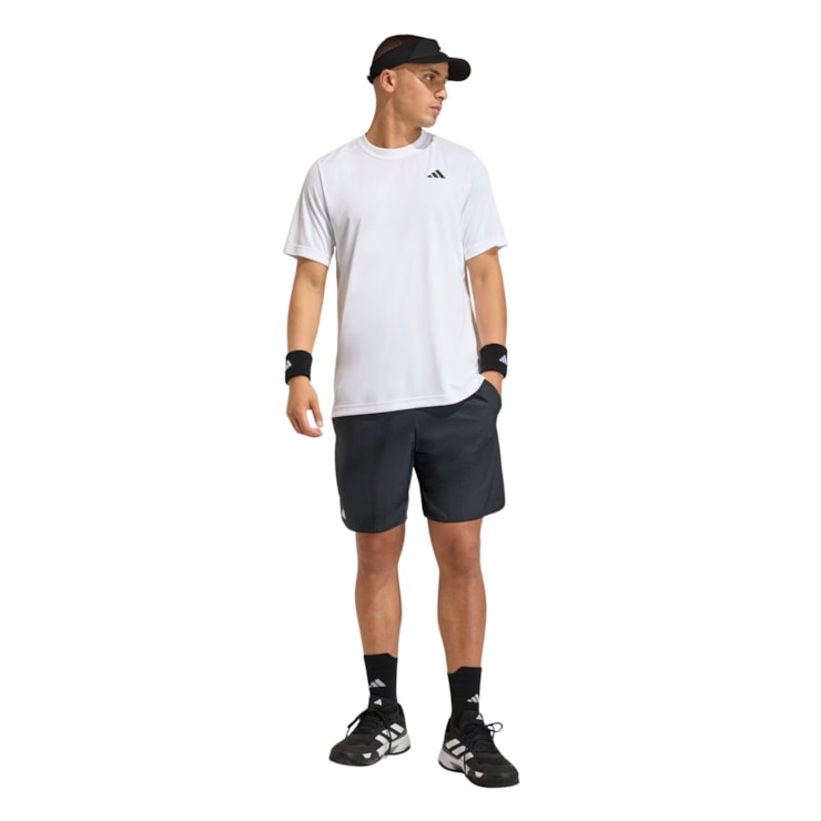 Shorts Adidas Club Tennis Graph 7 Pol Masculina - Grafite