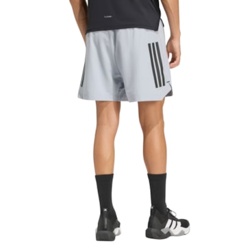 Shorts Adidas D4T Primelift Power 3 Listras 7 Pol Masculina - Cinza