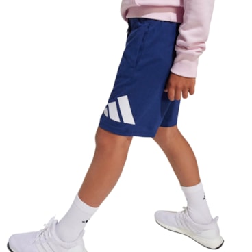 Shorts Adidas Essentials Big Logo Infantil - Marinho