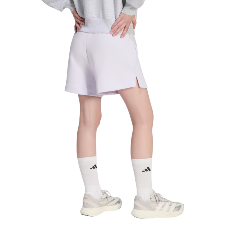 Shorts Adidas Folgado Soft Lux Feminino - Lilás