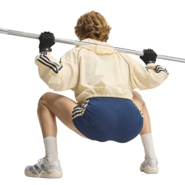 Shorts Adidas Legging Originals Superstar 4 Pol Feminina - Azul