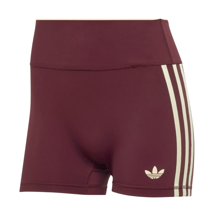 Shorts Adidas Originals Superstar Sport 3 Pol Feminino - Bordô