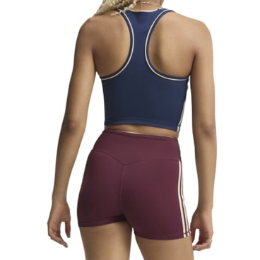 Shorts Adidas Originals Superstar Sport  3 Pol Feminino - Bordô