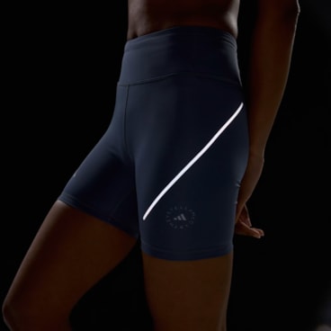 Shorts Adidas Run Stella Mccartney Feminino - Cinza