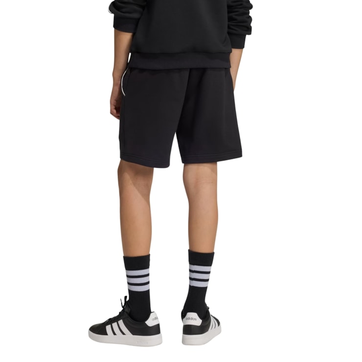 Shorts Adidas Seasonals Collegiate Typography Infantil - Preto