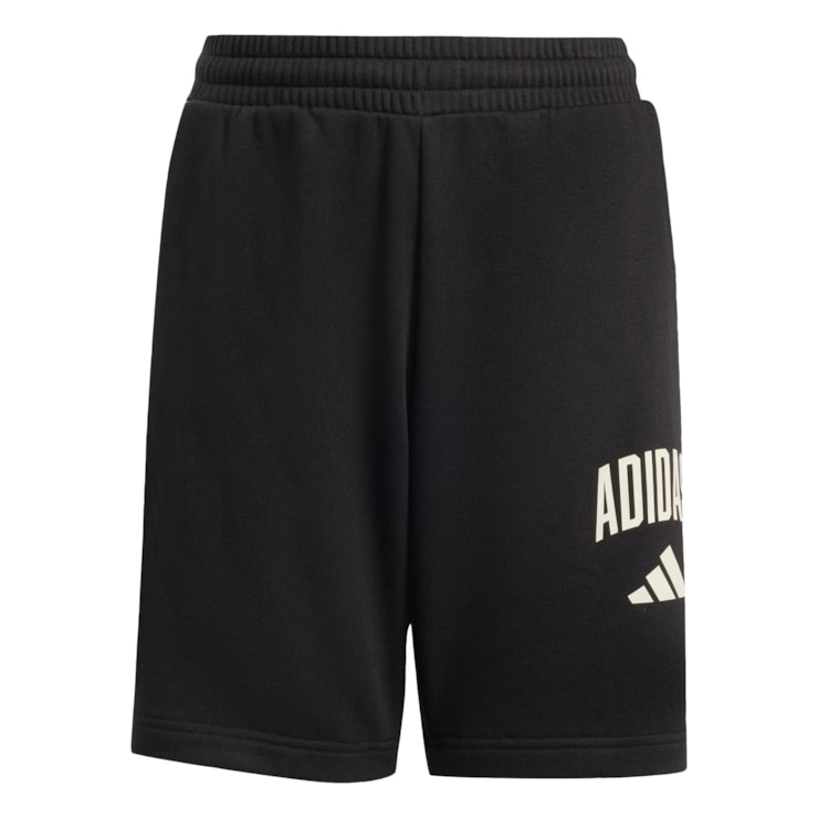 Shorts Adidas Seasonals Collegiate Typography Infantil - Preto