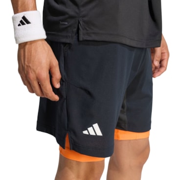 Shorts Adidas Tight Climacool 2 In 1 Masculino - Preto