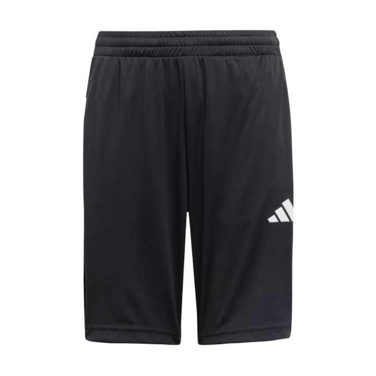 Shorts Adidas Train Essentials 3 Listras Infantil - Preto