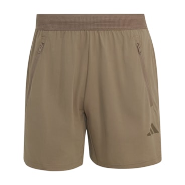 Shorts Adidas Treino Tech Intensity 5 Pol Masculino - Caqui