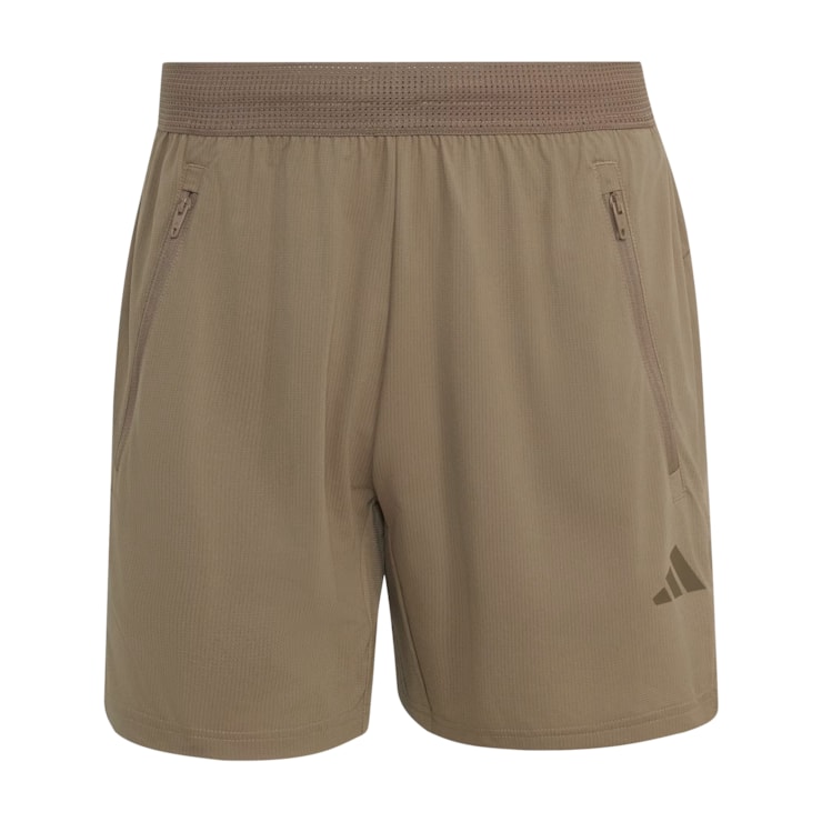 Shorts Adidas Treino Tech Intensity 5 Pol Masculino - Caqui