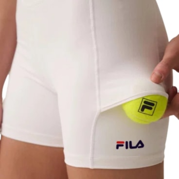 Shorts Fila Tennis Basic Feminino - Branco