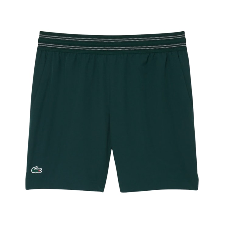 Shorts Lacoste Medvedev Us Open Masculino - Verde
