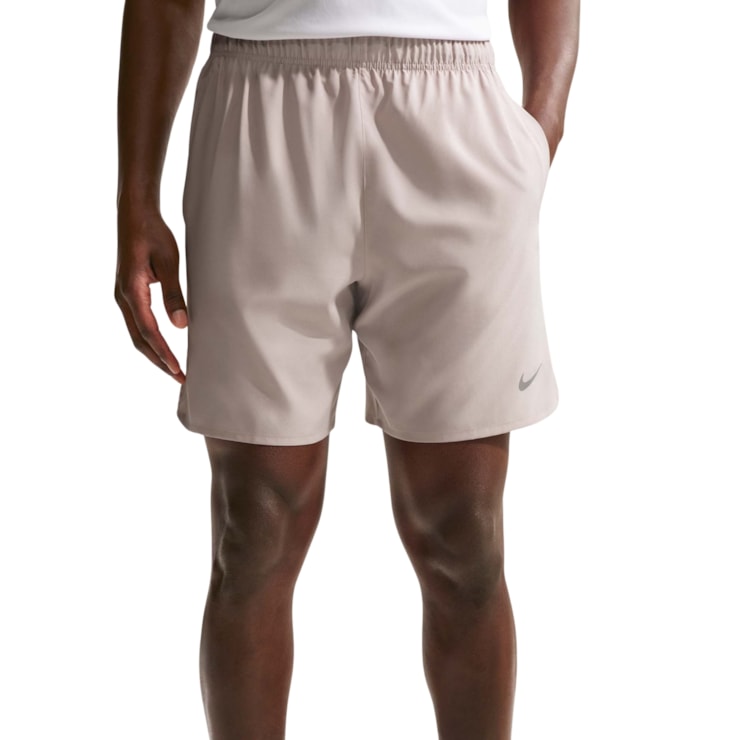 Shorts Nike Challenger 7 Pol Masculino - Bege