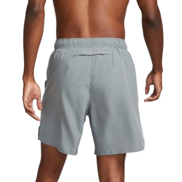 Shorts Nike Challenger 7 Pol Masculino - Cinza