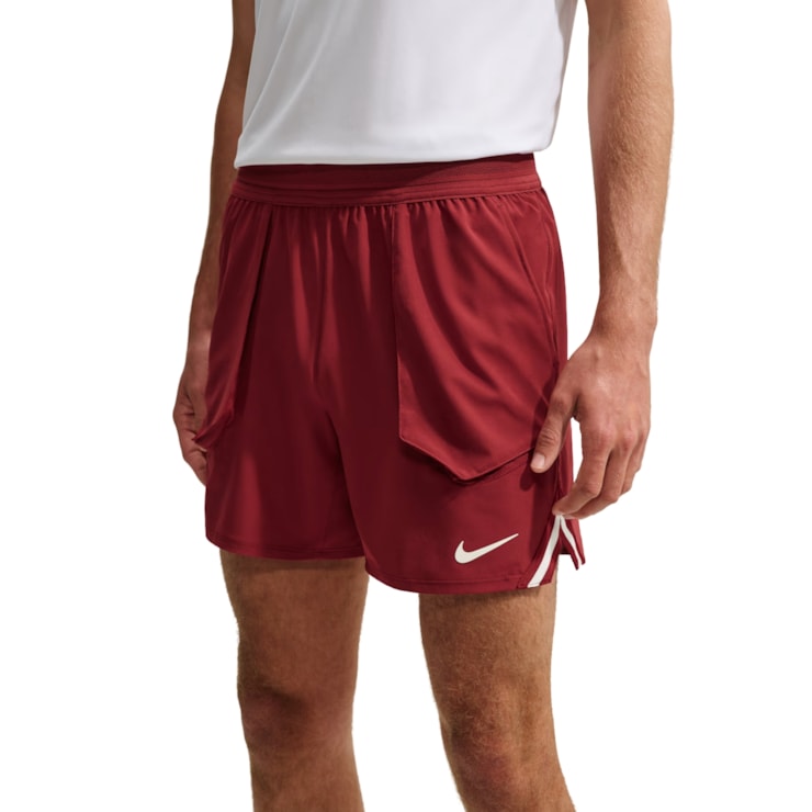 Shorts Nike Court Slam Dri-Fit U2 Masculino - Vermelho Escuro