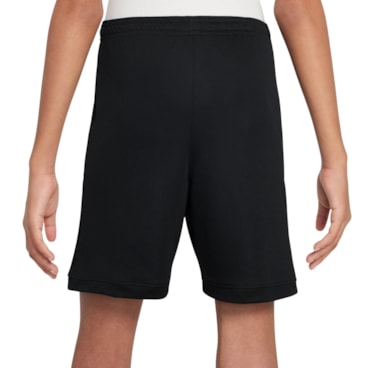 Shorts Nike Dri-Fit Academy 7 Pol Infantil - Preto