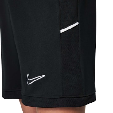 Shorts Nike Dri-Fit Academy 7 Pol Infantil - Preto