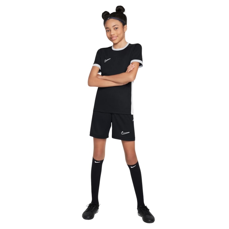 Shorts Nike Dri-Fit Academy 7 Pol Infantil - Preto