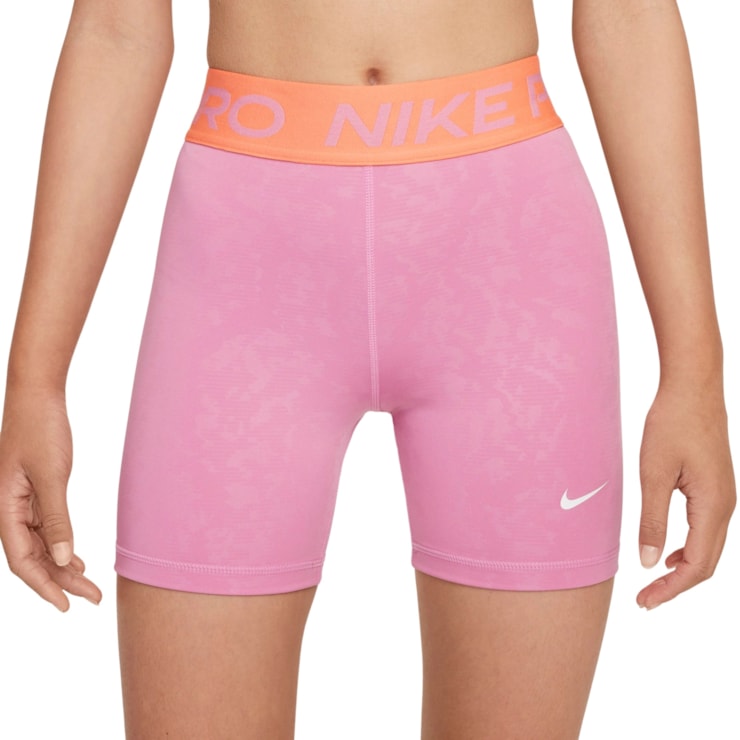 Shorts Nike Dri-Fit Aop 3 Pol Infantil - Rosa