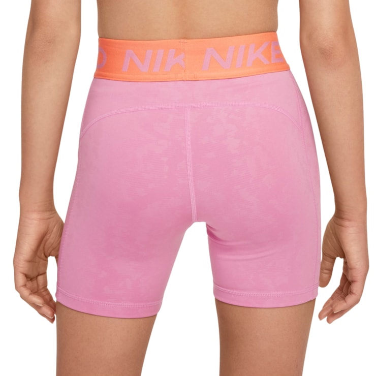 Shorts Nike Dri-Fit Aop 3 Pol Infantil - Rosa