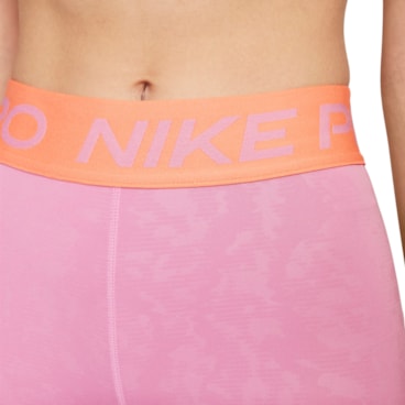 Shorts Nike Dri-Fit Aop 3 Pol Infantil - Rosa