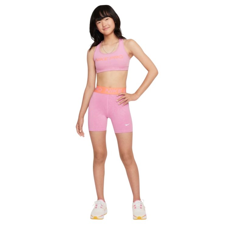 Shorts Nike Dri-Fit Aop 3 Pol Infantil - Rosa